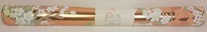 Mid-Century wallpaper gold & flowers 102' 28" x 15yds Christopher Prints NY NY - Picture 1 of 9