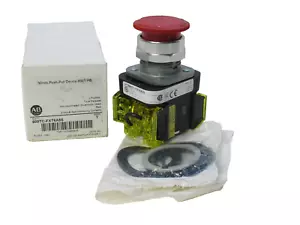 (NEW) ALLEN BRADLEY 800TC-FXT6A5S Series T 2-Position Red Push Button Switch - Picture 1 of 6