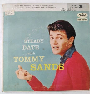 Tommy Sands – Steady Date Part 3 - Rock/Pop 45 RPM EP 1957 - Picture 1 of 10