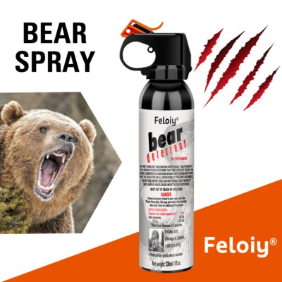 Feloiy Pepper Spray, 1 PACK, 11 oz Cans, 30 ft Range NEW US
