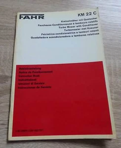 Fahr Kreiselmähwerk KM22C Betriebsanleitung - Bild 1 von 1