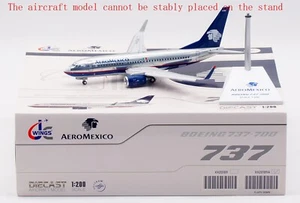 JC Wings 1:200 Aeromexico Boeing 737-700 Diecast Aircraft Model XA-CAM Flap Down - Picture 1 of 13