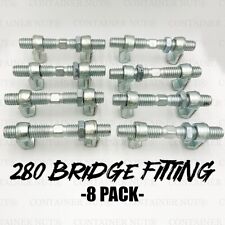 280mm | BRIDGE FITTINGS | SHIPPING CONTAINER CLAMPS | 8-PACK