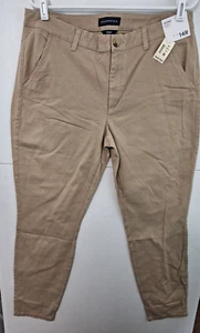 Menge 2 Aeropostale 14R hellbraun Skinny Stretch Uniform Hosen Neu mit Etikett - Bild 1 von 3