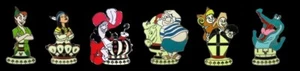 Disney Pin DLR - CL Hidden Mickey Serie - Peter Pan Schach Sammlung SET - Bild 1 von 2