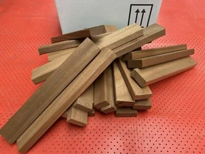 Planed Mahogany Sapele Hardwood Offcuts 5Kg Box Approx 300mm Long Various Sizes - Picture 1 of 2