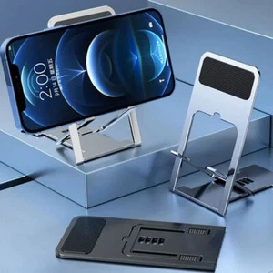 Universal Desktop Mobile Phone Holder Tablet Stand Adjustable Foldable Bracket - Photo 1 sur 16