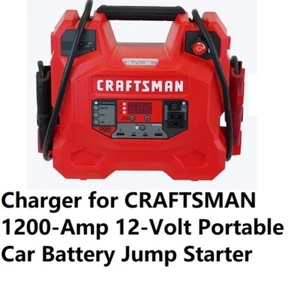 🔥AC/DC Adapter Power Charger For CRAFTSMAN 1200-Amp 12-Volt car jump starter - Picture 1 of 3