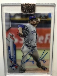2020 Topps Clearly Authentic Anthony Kay auto - Picture 1 of 2