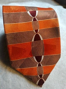 Daniel Elissa Neck Tie Orange Church Formal Wedding Business Prom Funeral Work - Picture 1 of 5