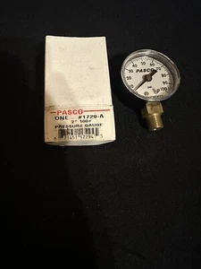 PASCO 1729 2" 1/4 100# PRESSURE GAUGE - Picture 1 of 2