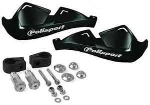 Polisport Évolution Garde-Mains Noir Pour Yamaha YFM 350 400 600 660 - Photo 1/1