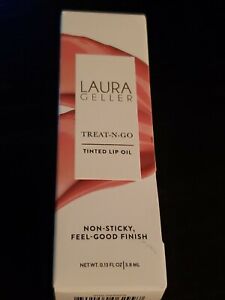 LAURA GELLER ~ Treat-n-Go Lip Oil ~ Finish Line (Pale Neutral Pink)