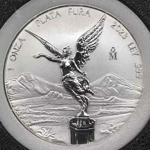 2023-Mo Reverse Proof Mexico 1 oz Silver Libertad Onza - Picture 1 of 3
