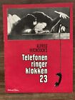 Dial M for Murder Ray Milland, Grace Kelly Vintage 1954 Danish Movie Program