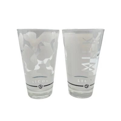 MILK Licor 43 43er 2er Set Gläser 13,2 cm weiß Glas - Bild 1 von 3