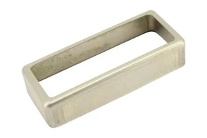 Mini Humbucker Pickup Cover nickel silver Open - Non-plated - Picture 1 of 2