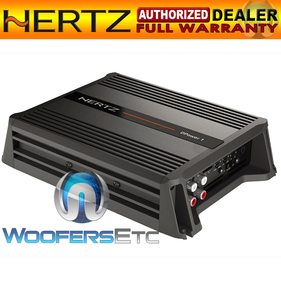 HERTZ DPOWER 1 MONOBLOCK 600W SUBWOOFERS CAR AUDIO SPEAKERS BASS AMPLIFIER NEW - Image 1 of 1