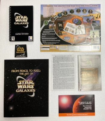 Star Wars Galaxies An Empire Dividido PC CD-ROM Edición Coleccionista Completo Como Nuevo Foto 1 de 4
