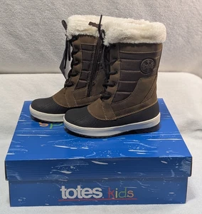 Mädchen Winter Schnee Stiefel hellbraun Kleinkind Größe 13 M Tragetaschen Sabletan wasserdicht warm - Bild 1 von 16