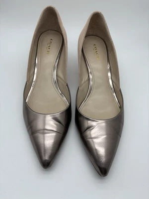 Zapatos de salón Coach para mujer, rubor espejo y cuero melocotón, 7,5 Foto 1 de 4