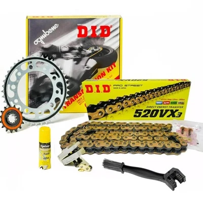 KIT TRASMISSIONE PREMIUM DID CATENA CORONA PIGNONE HONDA CBR 500 R 2015 2016 - Immagine 1 di 4