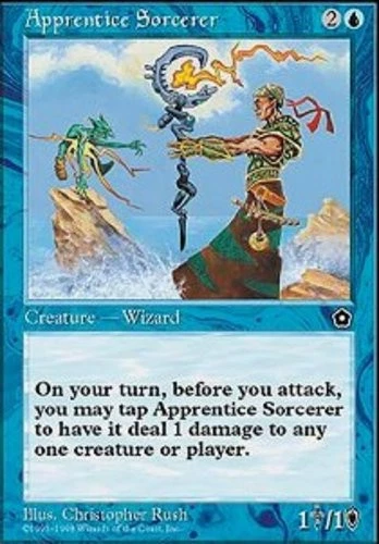 Apprentice Sorcerer - Portal Second Age # MTG Magic The Gathering - Image 1 of 1