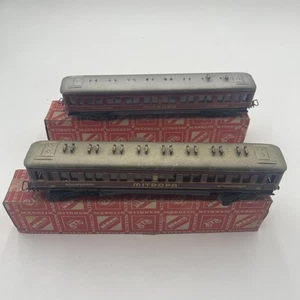 Lot Of 2 Vintage marklin HO 353 Mitropa passenger cars In Original Boxes - Picture 1 of 18
