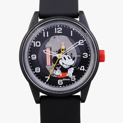 Citizen Q&Q SmileSolar R01A-515VK Disney Mickey Black Solar Watch JDM - Image 1 of 4