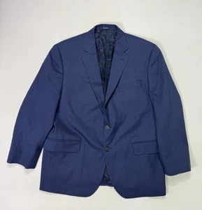 Stafford Mens Blazer 46S Sport Coat 2 Button Classic Fit Jacket Wool Travel - Picture 1 of 11