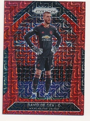 DAVID DE GEA 2020-21 PANINI PRIZM RED MOJO #1 SP SOCCER #125/135 MINT - Image 1 of 2