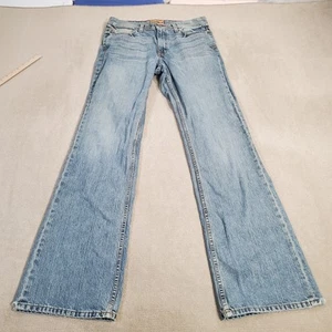 BKE Jeans Herren 32 XL blau Tyler Boot Cut Schnalle verwaschen helle Waschung Denim Designer* - Bild 1 von 12