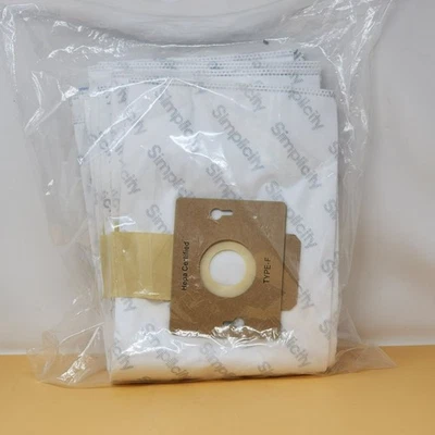 Paquete de 6 bolsas de vacío tipo F con certificación Simplicity Hepa Foto 1 de 3