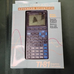 Texas Instruments TI-81 Calcolatrice Grafica Nuova Scatola Aperta - B - Foto 1 di 13