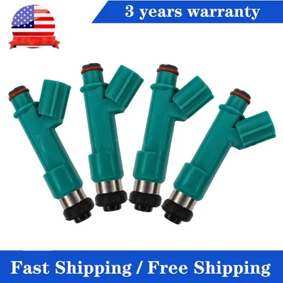 4 x injetores de combustível adequados para 2004-2008 Toyota Highlander RAV4 Solara 2.4L 23250-28080 - Imagem 1 de 4