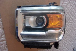 2015 2016 2017 GMC SIERRA 1500 2500 3500 LEFT HEADLIGHT LED 23268190 OEM - Picture 1 of 5