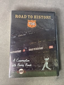 ROAD TO HISTORY Home Run 756 DVD Barry Bonds San Francisco GIANTS Baseball NEW - Imagen 1 de 6
