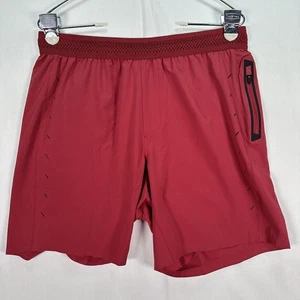 Pantalones Cortos Ten Thousand The Session Para Hombre Medianos Rojo Entrenamiento Atlético Correr Gimnasio - Imagen 1 de 7