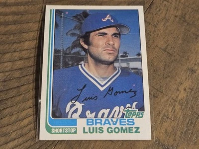 1982 Topps #372 Luis Gomez Atlanta Braves Nmmt - Image 1 of 3