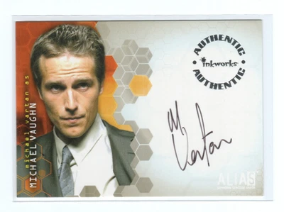 Alias Season 2 Inkworks Auto Autograph Card A9 Michael Vartan as Michael Vaughn - Image 1 of 4