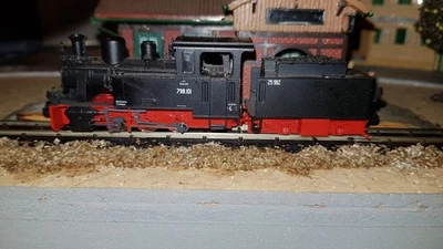 Roco Dampflok Schlepptender H0e Schmalspur Feldbahn 33232 1:87 - Bild 1 von 4