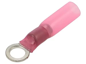 10X R06R5E cable lug: ring M5 Ø: 5.3 mm 0.5-1.5mm2 crimp connection red NINIGI - Picture 1 of 1