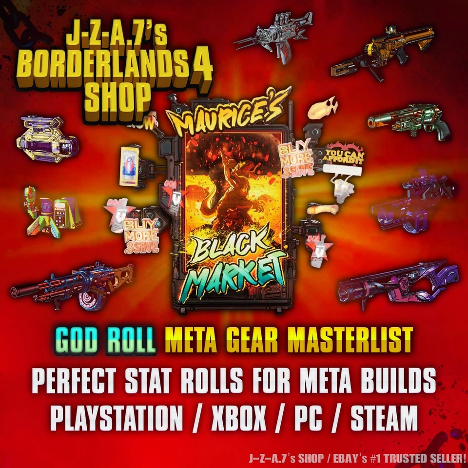Borderlands 4✨GOD ROLL META BL4 GEAR, WEAPONS, ITEMS, GUNS, REPKIT ✅PC-PS-XBOX✨ - Image 1 of 1