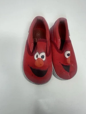 Zapatos de lona Y2K SESAME STREET Elmo rojos niños pequeños talla 5 W zapatos Foto 1 de 4