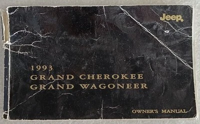 Grand Cherokee Grand Wagoner 1993 Owners Manuel JEEP - Immagine 1 di 4