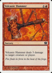 Magic MTG Tradingcard Ninth Edition 2005 Volcanic Hammer 226/350 - Imagen 1 de 1