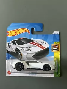 Hot Wheels 2017 Ford GT White 240/250 HW Exotics Series - Foto 1 di 1