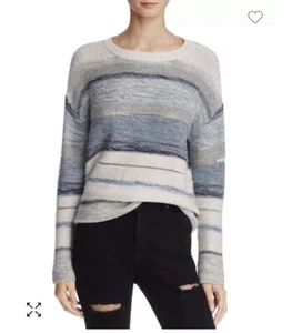 Nuevo con etiquetas Suéter Pullover Rails Mujer Lana Cachemira Rayas Boho Invierno Otoño Talla S - Imagen 1 de 10