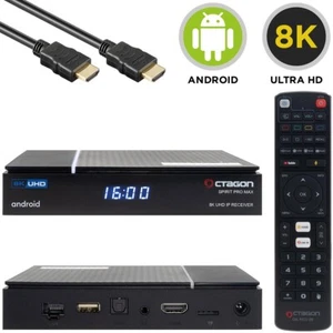 Octagon SPIRIT PRO MAX UHD 8K Android 11 HDR10+ Dual-WiFi LAN IP-Receiver - Bild 1 von 7