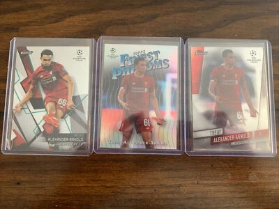 Topps Finest Champions League Trent Alexander-Arnold LOT OF 3 - Image 1 of 4